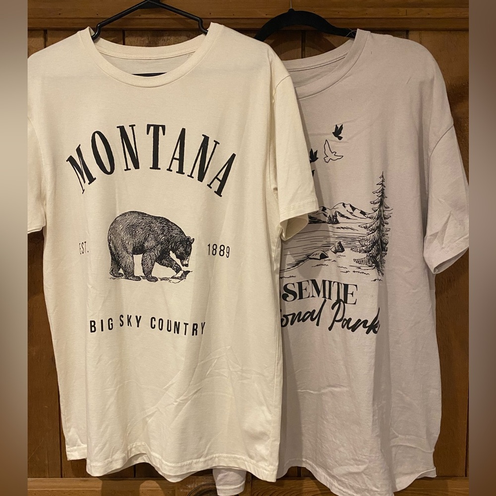 SOLD ELSEWHERE Voyager - 2 PACK - Montana and Yosemite Graphic T-Shirts